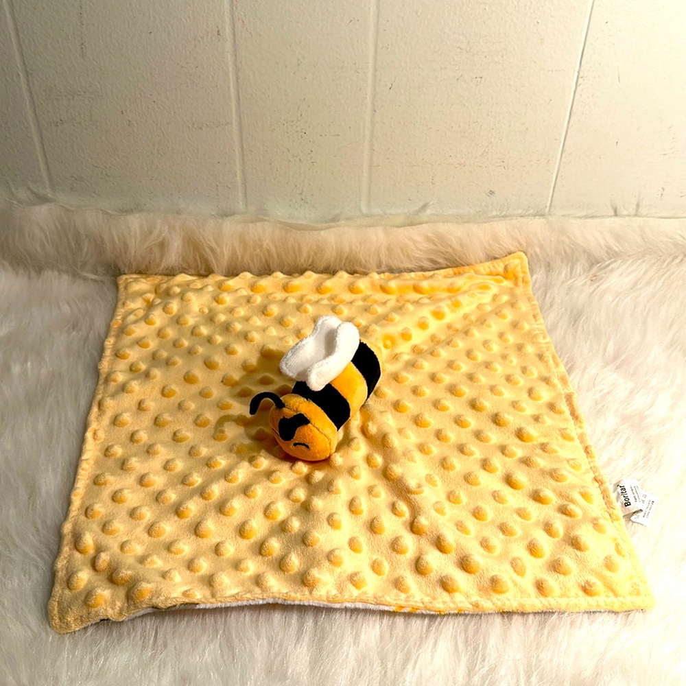 🖤 5/$30 🖤 Boritar Bee Lovey Security Blanket Baby Infant Stuffed Animal Plush
